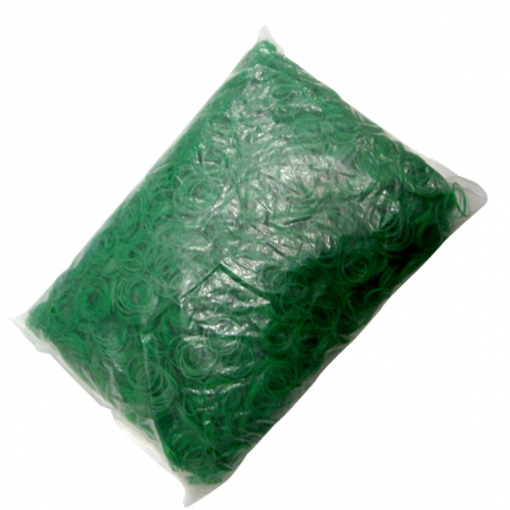[미용잡화] 고무줄 녹색 (원밴드형) 1kg