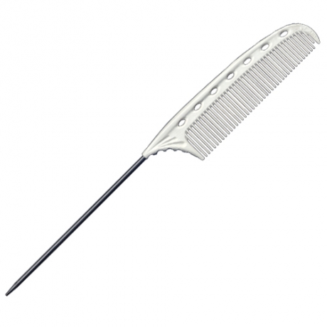 [Y.S.PARK] 와이에스박 철 꼬리빗 (Tail Combs) YS-103 화이트