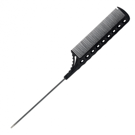 [Y.S.PARK] 와이에스박 철 꼬리빗 (Tail Combs) YS-108 카본 블랙