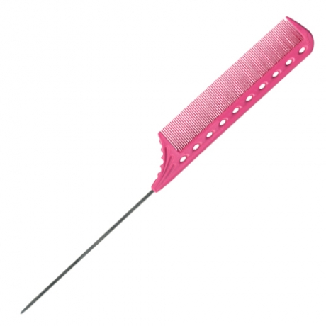 [Y.S.PARK] 와이에스박 철 꼬리빗 (Tail Combs) YS-112 핑크