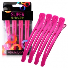 [FRAMAR] 프라마 슈퍼 섹셔너스 클립 낱개 4개입 1셋트 핑크 (옴브레/솜브레/발레아쥬)