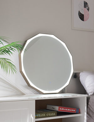 LED 조명거울 비비안 12각 거울