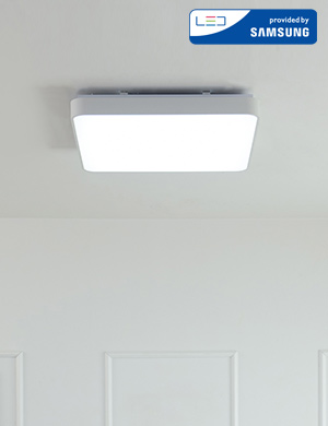 LED 커브드 시스템 거실등 120W 일체형 (화이트)