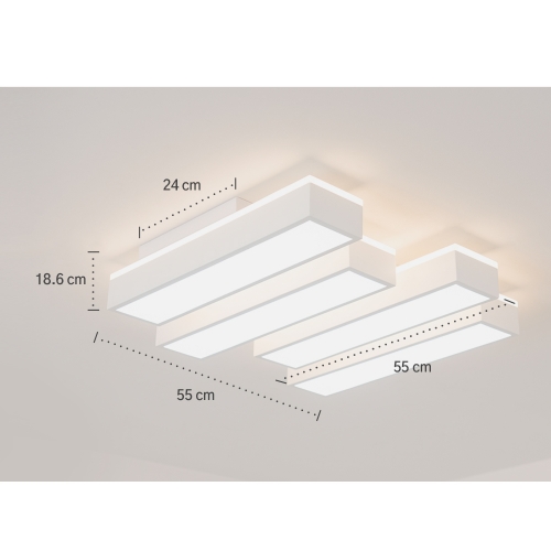 [무료반품] LED 포르테 거실등 100W