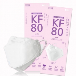 숨쉬기 편한 KF80 보건마스크 중형 50매 청소년/초등학생 마스크