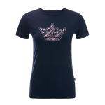[임페리얼] 여성 왕관 모티프 라운드 티셔츠 네이비 (PTZ120949)