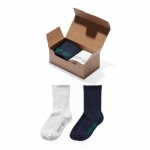 Casual Socks 2in1 PACK_White (XABY30131)