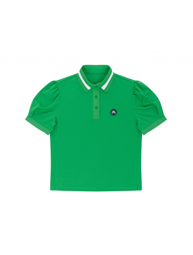 Puff Sleeve T-Shirts_Green (Q0B130122)