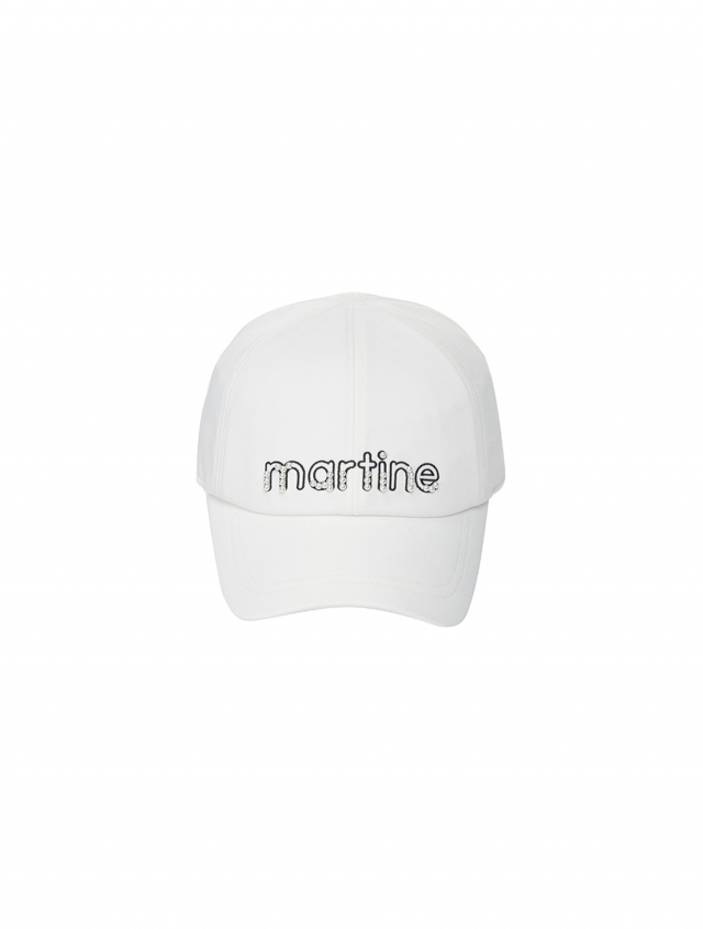 Pearl Lettering Cap_White (QABW30531)