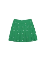 High-Waist Pleats Skirt_Green (Q0BQ30322)
