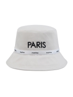 Paris Lettering Bucket Hat_Beige (QABW30853)