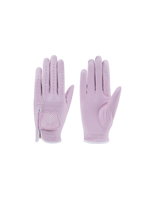 Womens Color Sheepskin Golf Glove_Light Pink (QACG10271)
