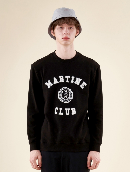 Martine Club Sweat Shirts_Black (Men) (Z0C110239)