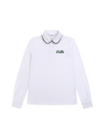 Double Wappen Collar T-Shirts_White (Q0C110331)