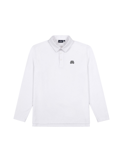Basic Solid Collar T-Shirts_White (Men) (Z0C110431)
