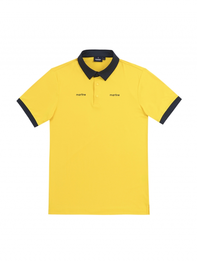 Dual Logo Shirts_Yellow (Men) (Z0C120363)
