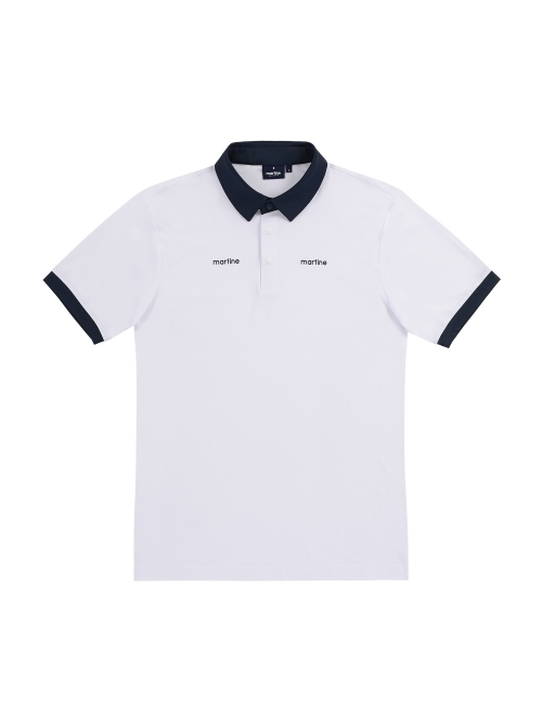 Dual Logo Shirts_White (Men) (Z0C120331)