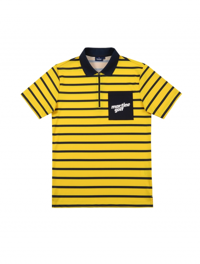 Out Pocket Half Zip-up Shirts_Yellow (Men) (Z0C120663)