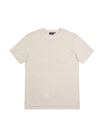 Pleather Patch Round Shirts_Ivory (Men) (Z0C120761)