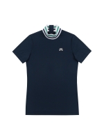 Knit Collar Half Zip-up Shirts_Navy (Q0C120449)