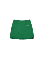 Out Pocket Unbalance Pleats Skirt_Green (Q0CQ10122)