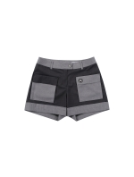 Out Pocket Roll-up Shorts_Grey (Q0C710334)