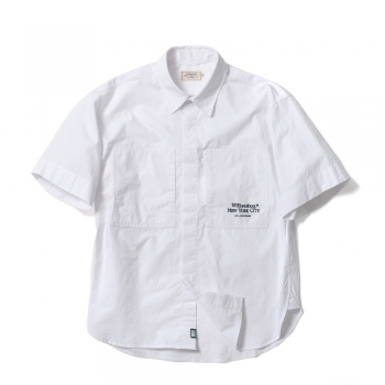 Relaxed Short Sleeve Shirt_White (X0C820131)
