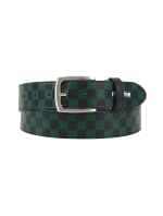 All Over Checker Pleather Belt_Green (Men) (ZACV30122)