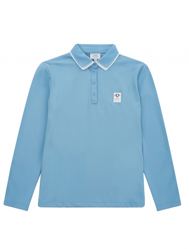 [PIGC] 여성 3색 컬러 포인트 티셔츠 라이트 블루 (LFC130242)