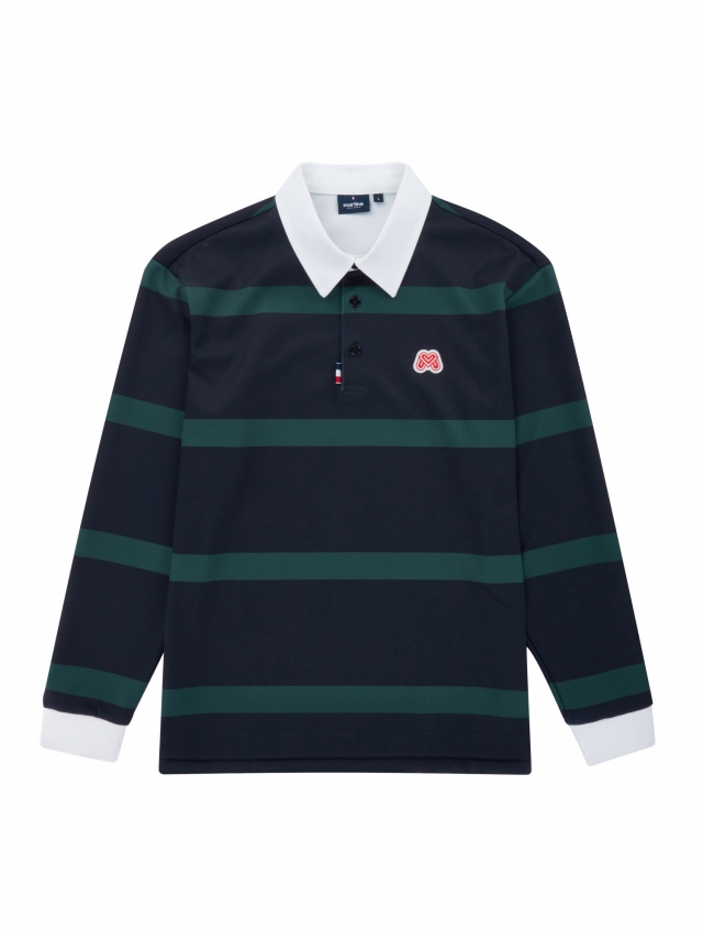 Block Stripe Polo Shirts_Navy (Men) (Z0C130349)