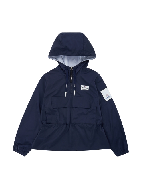 Lining Color Point Hoody Anorak_Navy (Q0C630149)