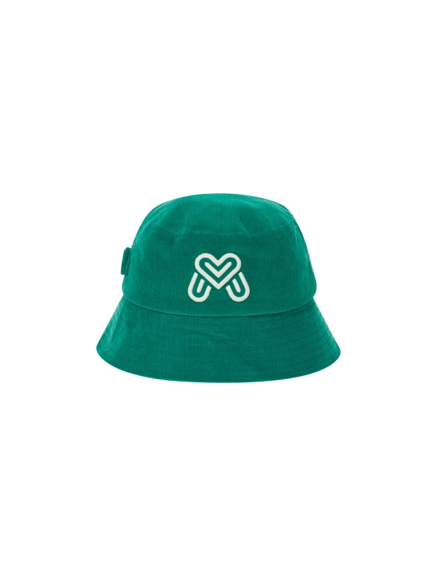 Corduroy Mignon Bucket Hat_Turquoise (QACW30824)