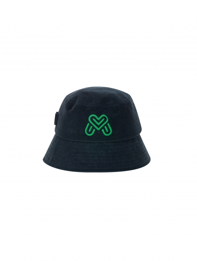 Corduroy Mignon Bucket Hat_Navy (QACW30849)
