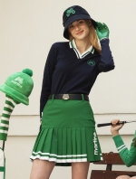 Comfy Golf Pleats Skirt_Green (Q0CS30622)