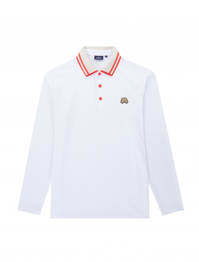Stretch Polo Shirts_White (Men) (QM0DKS10231)