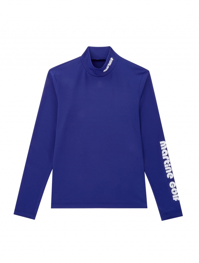 Stretch Mock Neck Shirts_D/Blue (QW0DKS10145)
