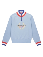 Tricolor Point Sweater_S/Blue (QW0DRD10142)