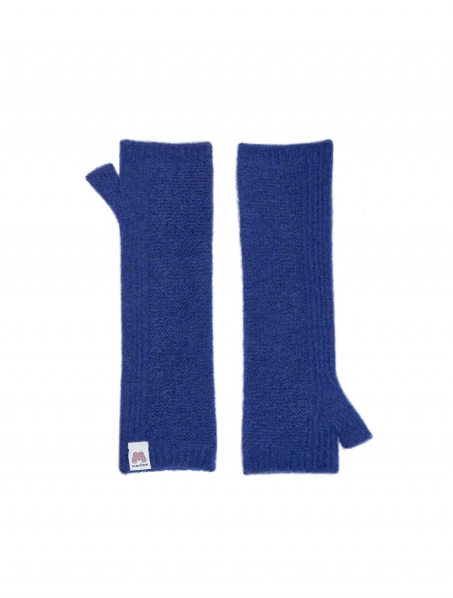 Wool Blended Arm Warmer_D/Blue (QWADAW10145)