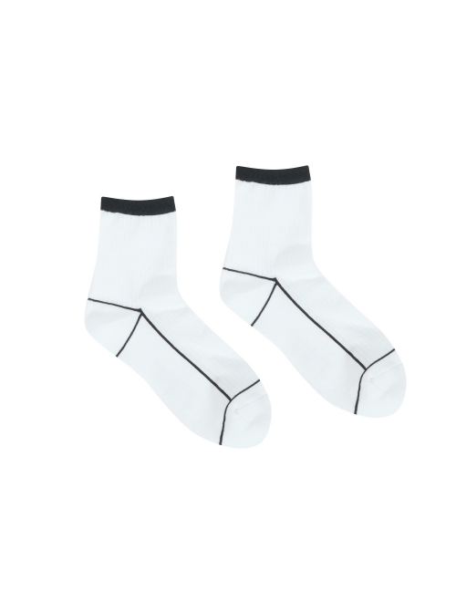 Minimal Short Socks_Black (Men) (QMADSC10239)