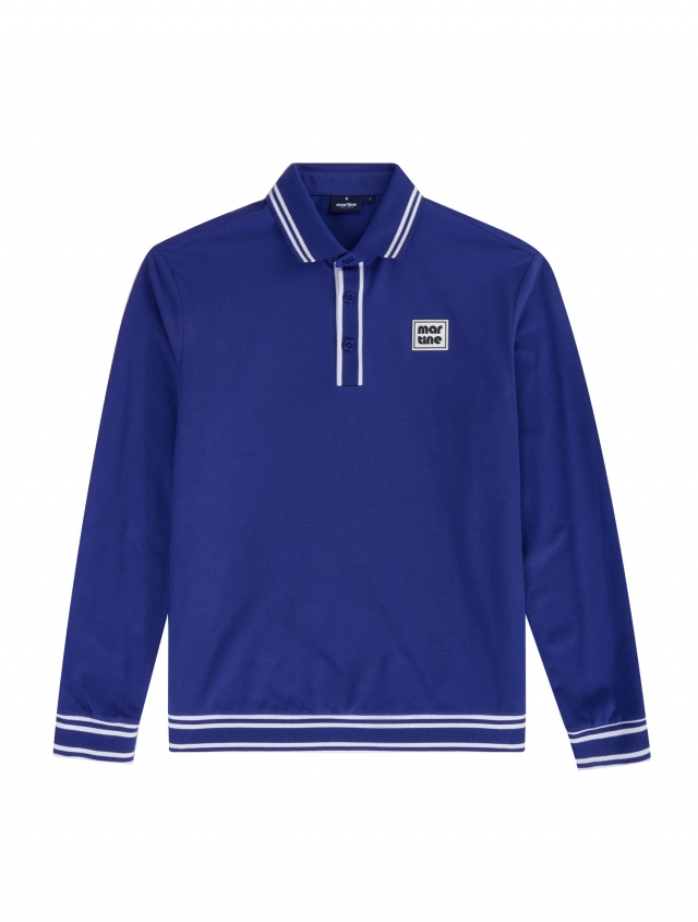 Sporty Polo Shirts_D/Blue (Men) (QM0DKS10645)