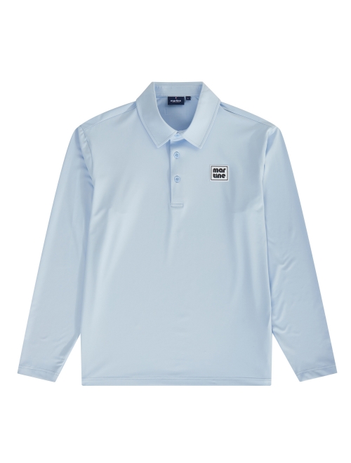 Basic Stretch Polo Shirts_S/Blue (Men) (QM0DKS10342)