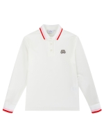 Double Collar Polo Shirts_White (QW0DKS10531)