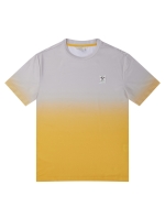 [PIGC] 남성 그라데이션 라운드 반팔 티셔츠 옐로우(SM0DKS21463)
