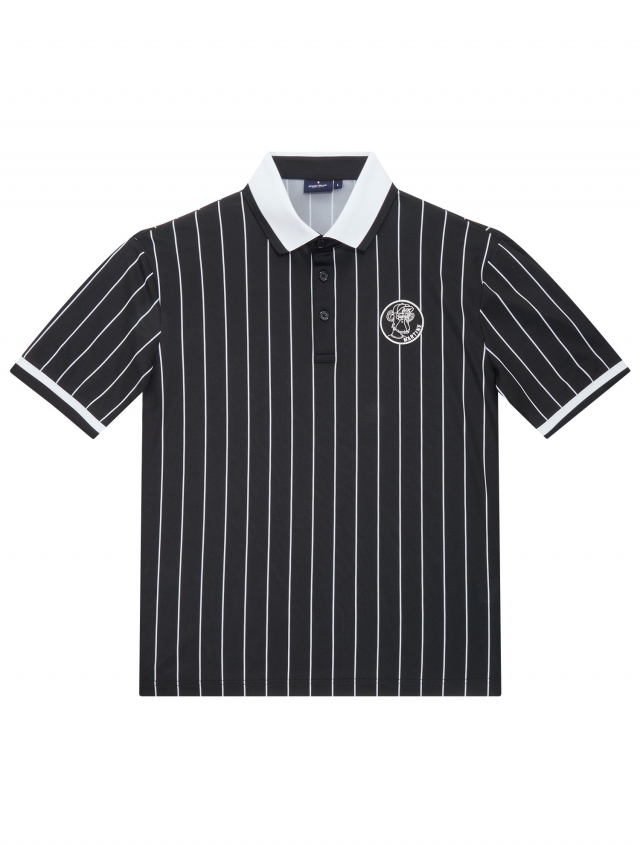 Stripe Polo Shirts_Black (Men) (QM0DKS22439)