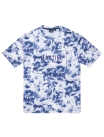 Dyeing Print Round Shirts_R/Blue (Men) (QM0DKS22344)