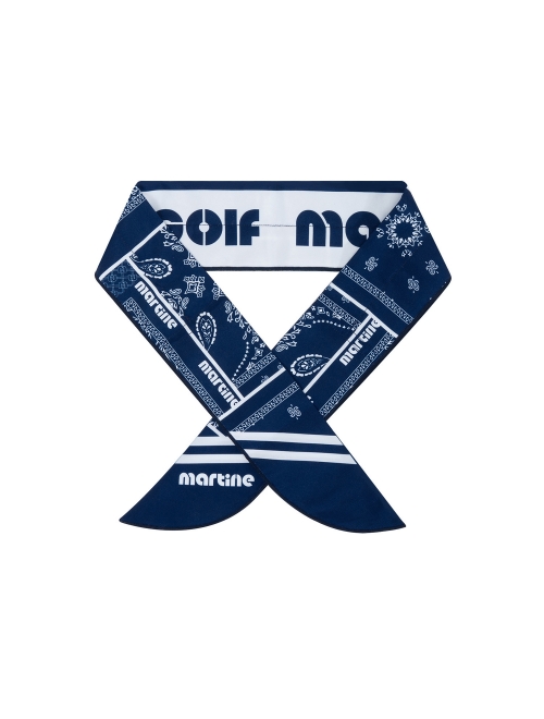 All-over Pattern Cooling Scarf_Navy (QWADSF20149)