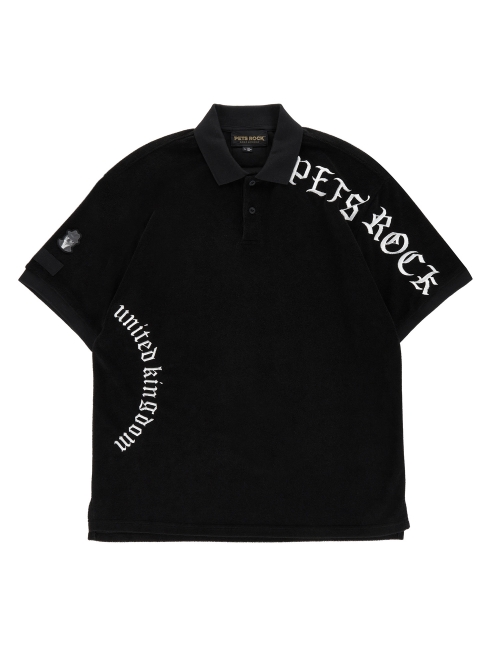 Pets Rock Terry Polo T-shirts_Black