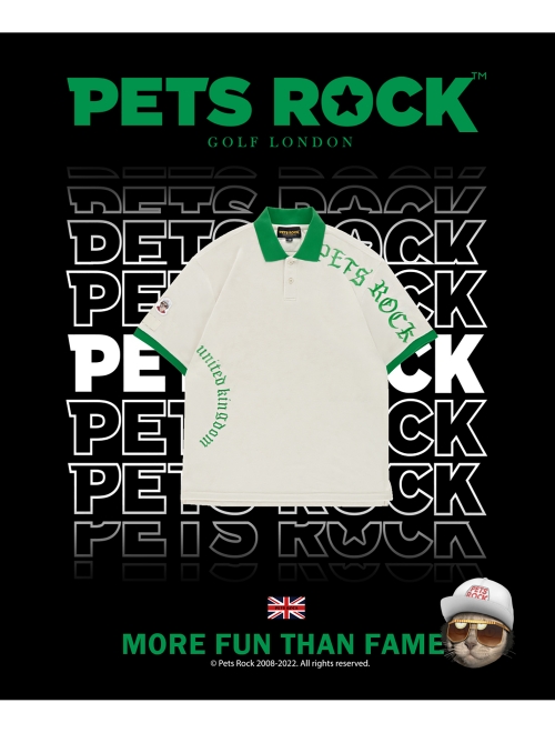 Pets Rock Terry Polo T-shirts_L/Beige