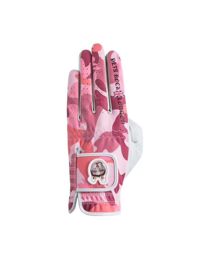 Camou Pets Rock Golf Single Glove_Pink