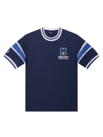 Color Combi Round Shirts_Navy (Men) (QM0DKS21549)